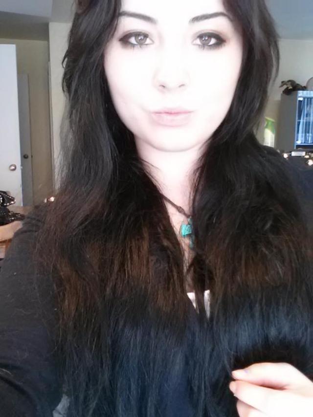 black hair
