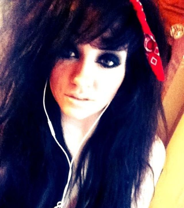 black long hair