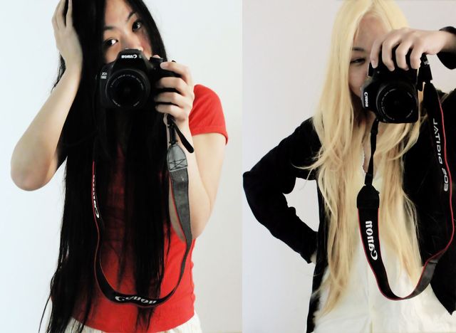 black to blond
