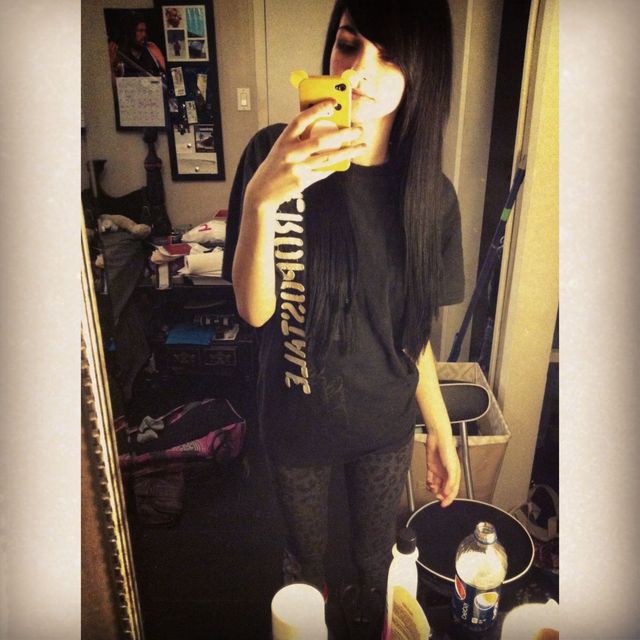 black w bangs