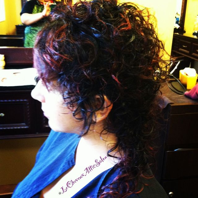 blasting bits of red