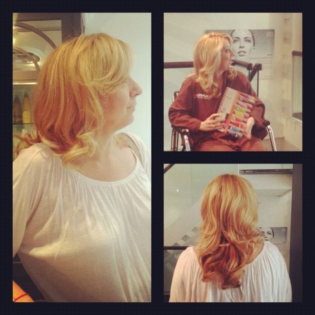 blond hair highlights 