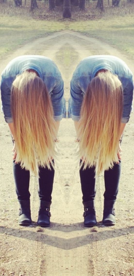 blond hair