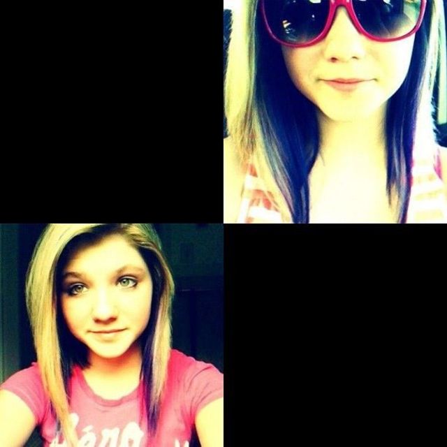 blonde &amp; purple