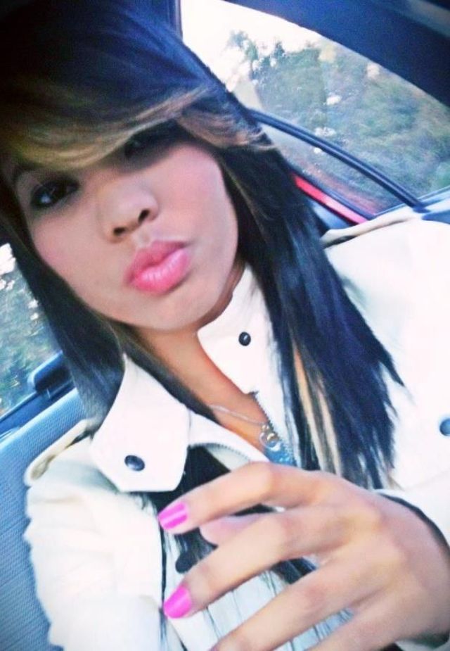 blonde bangs