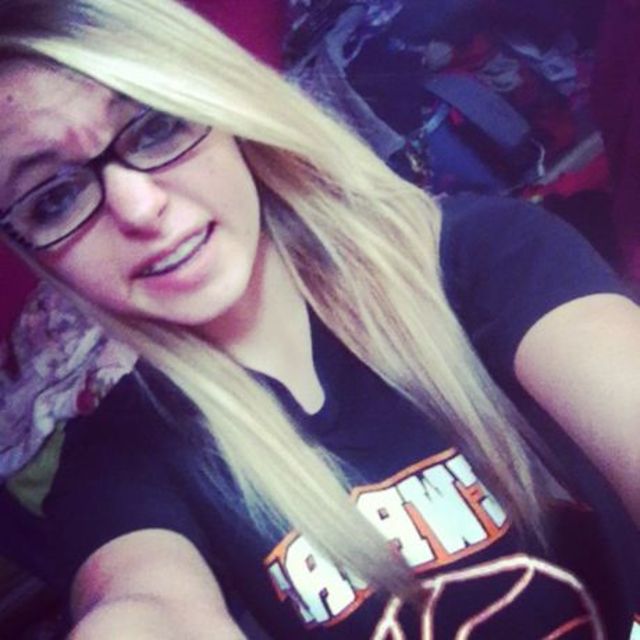 blonde blue eyed girl