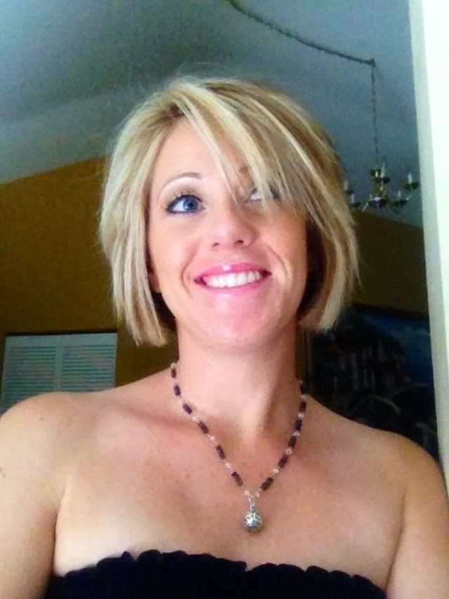 blonde bob