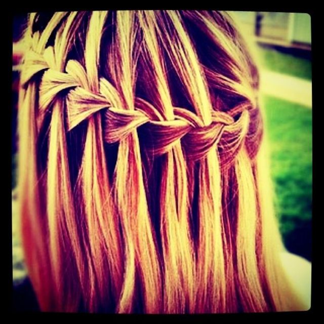 blonde braid