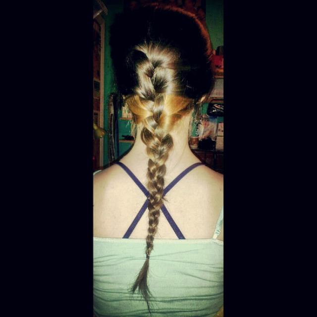 blonde braid!