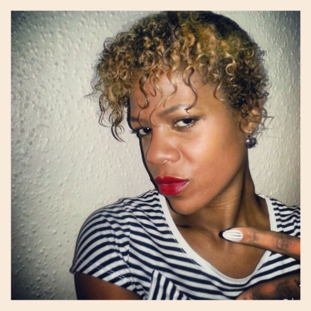 blonde curls