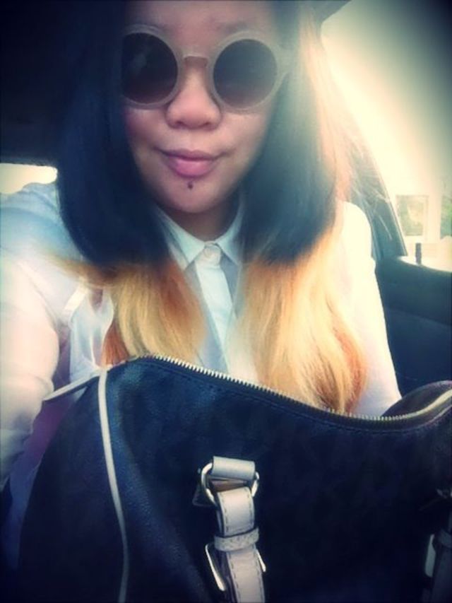 blonde hair