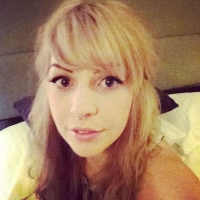blonde hair