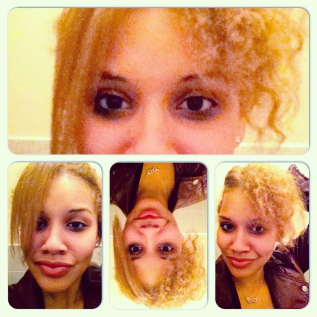 blonde hair
