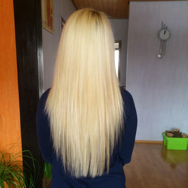 blonde hair