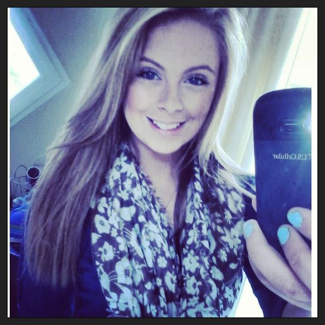 blonde hair