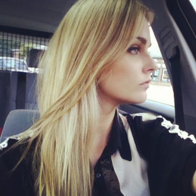 blonde hair