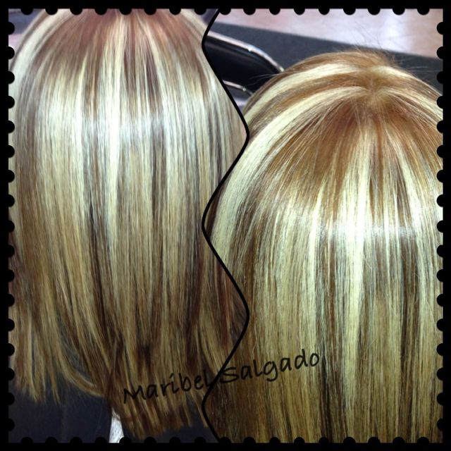 blonde highlights