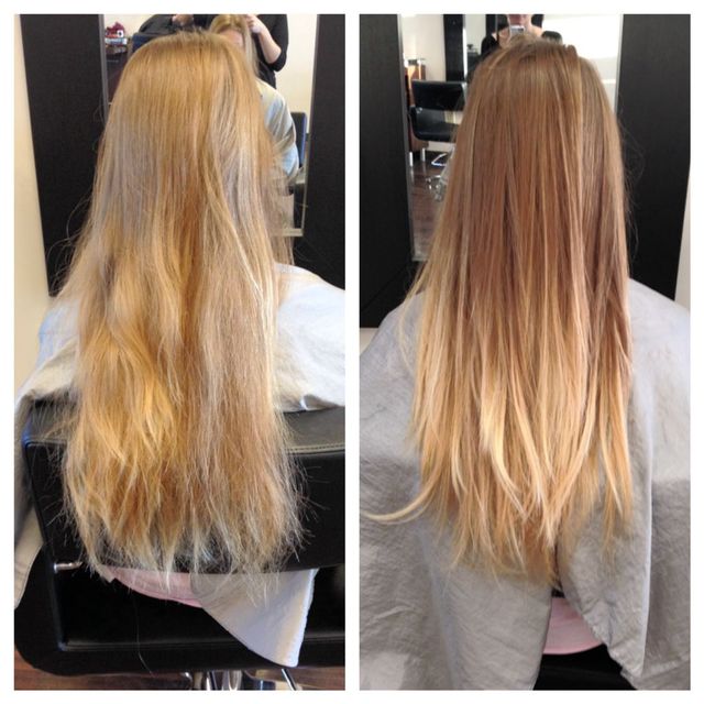 blonde ómbre