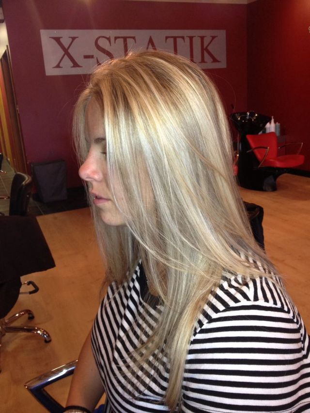 blonde/ straight/layers