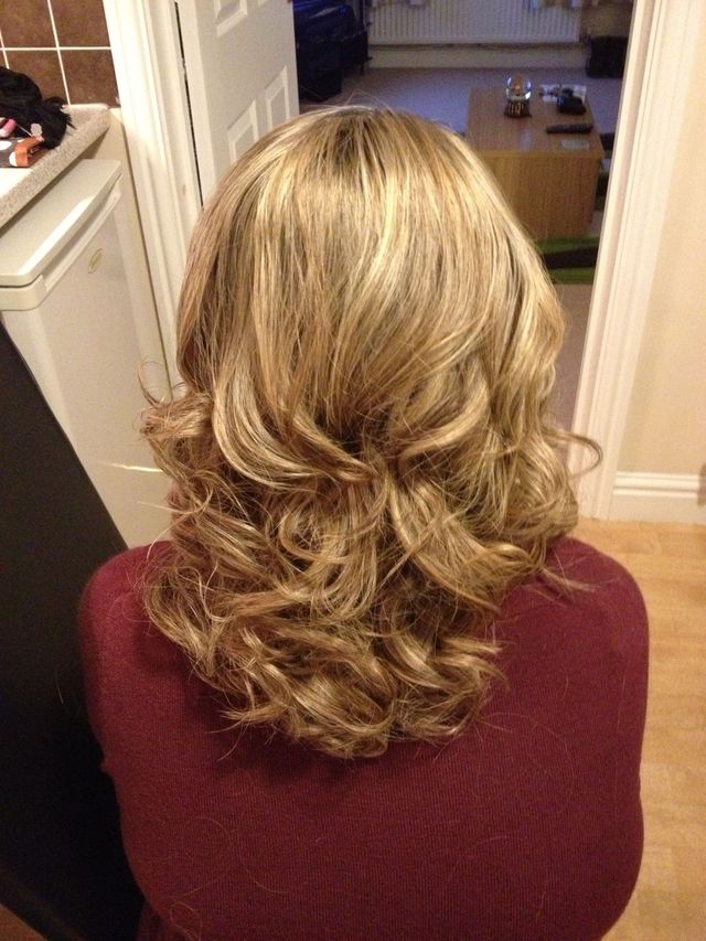 blonde waves