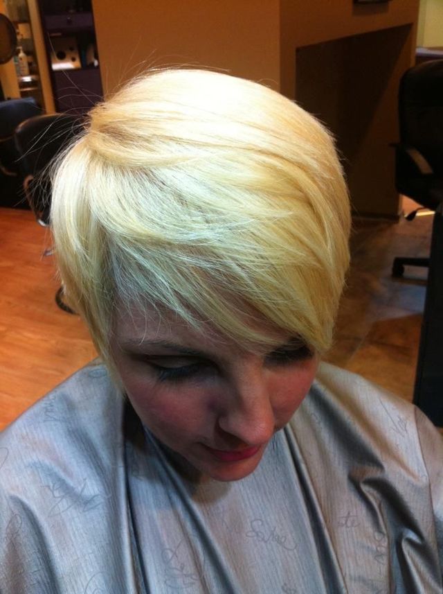 blonde.