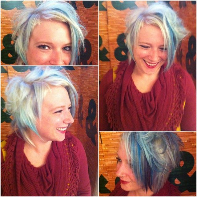 blondes like color too