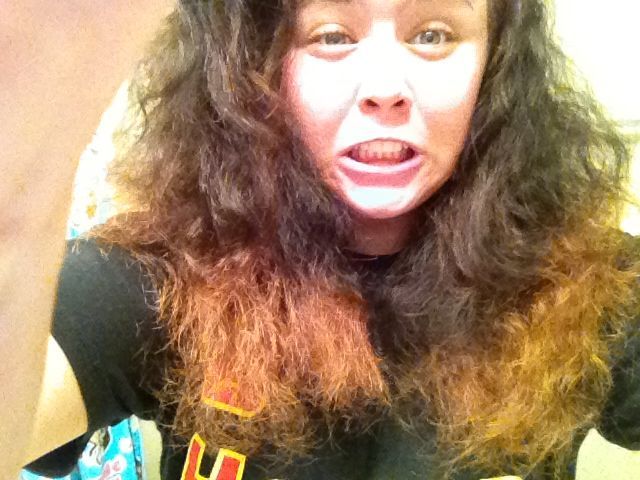 blow dried 