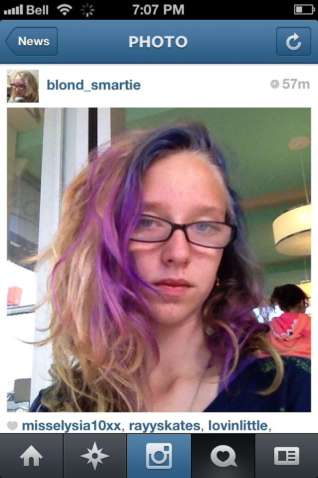 blue and purple