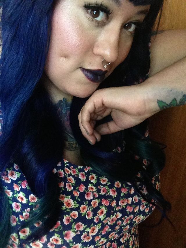 blue hair 