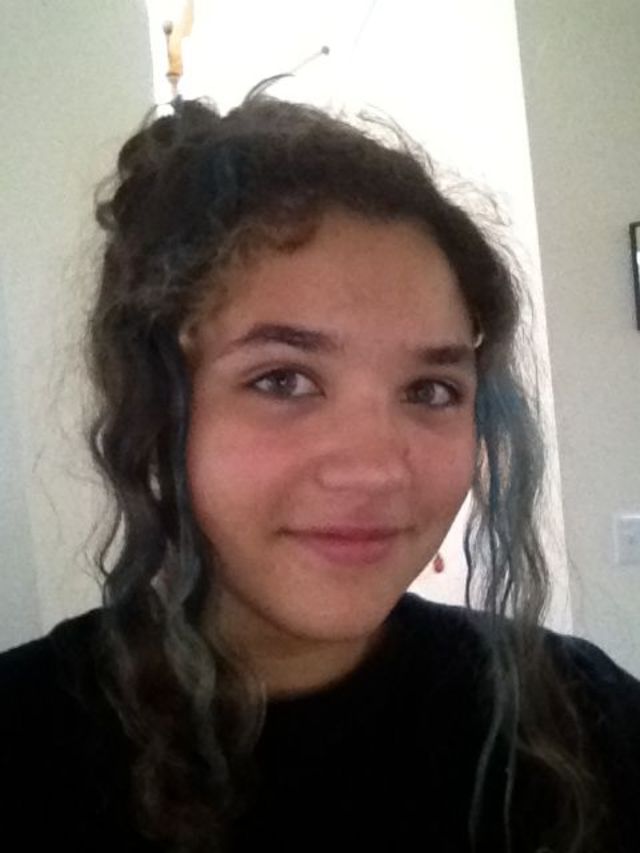 blue hair