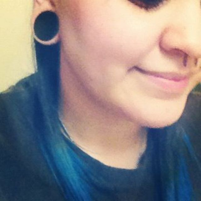 blue hair