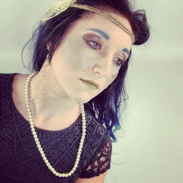 blue hair
