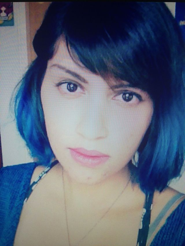 blue ombré