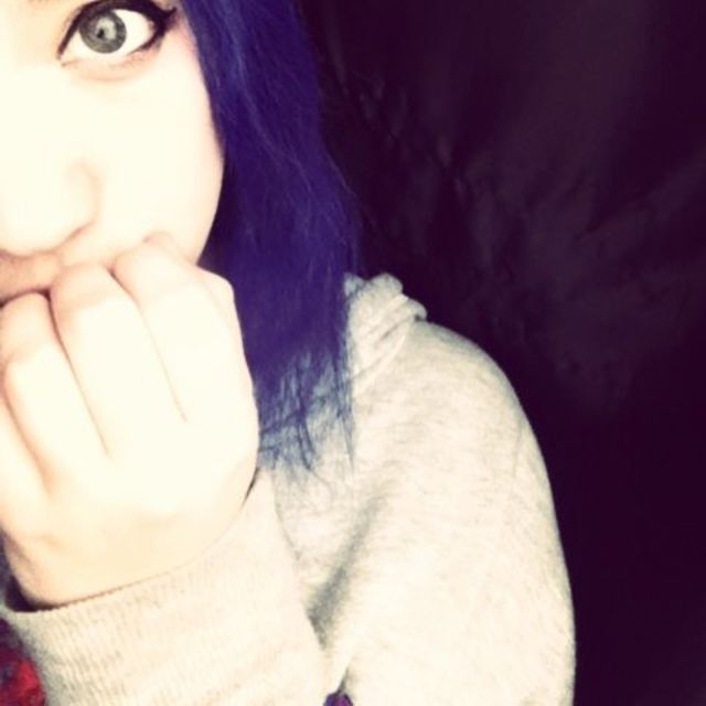 blue scene hair