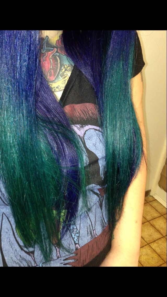 blue /teal ombré