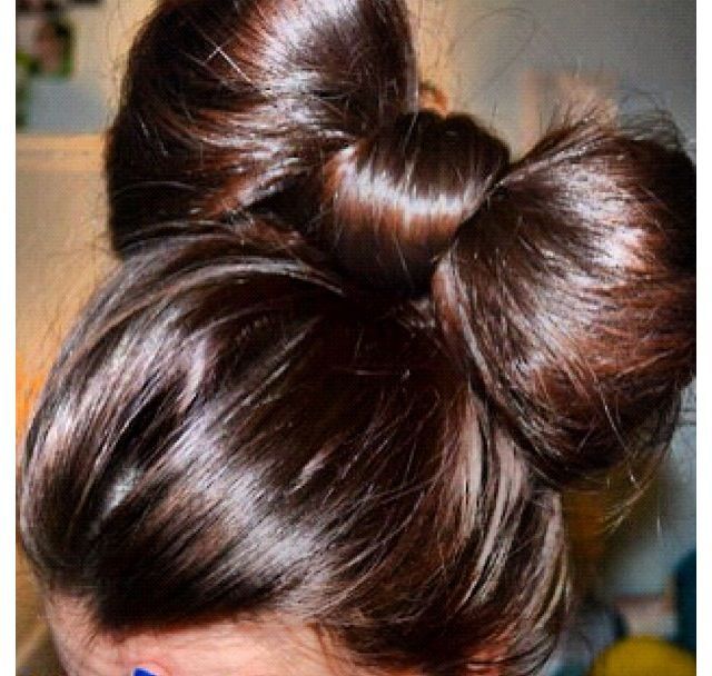 bow bun!