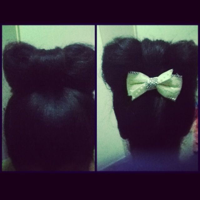 bow hair 