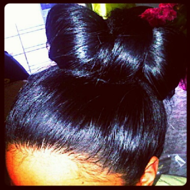 bow updo