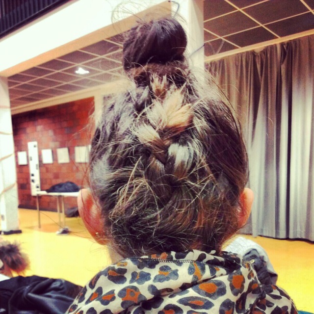 braid + bun
