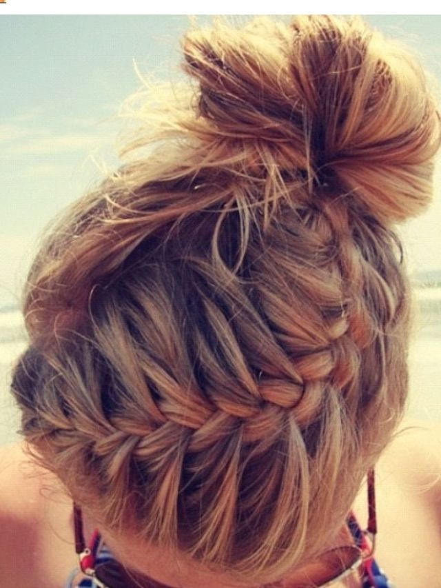 braid and a bun