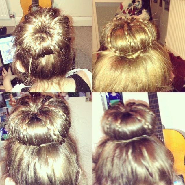 braid bun 