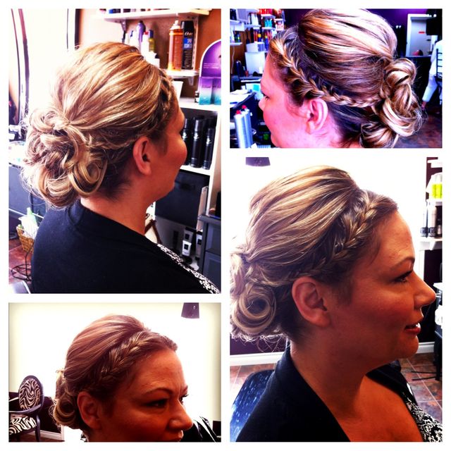 braid updo by Aimee Jadore