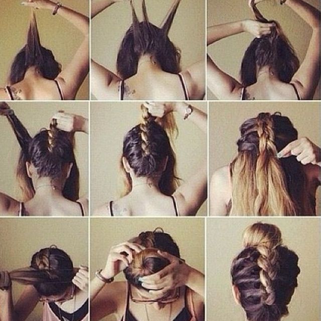 braid,bun