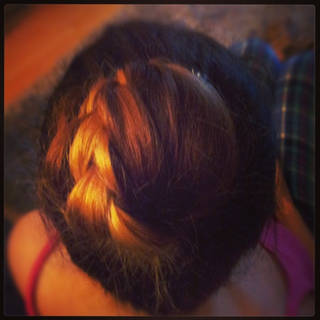 braided bun