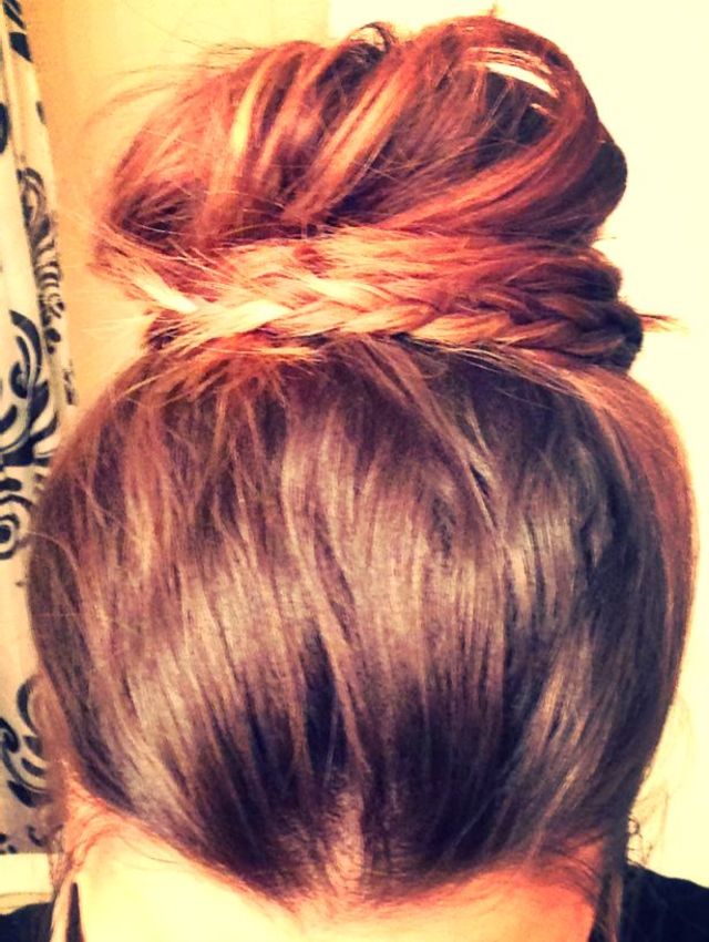 braided bun