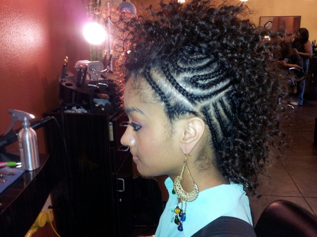 braided mohawk