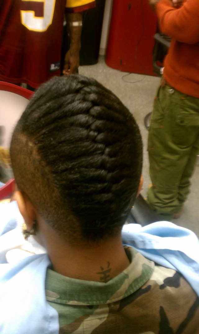 braided mohawk