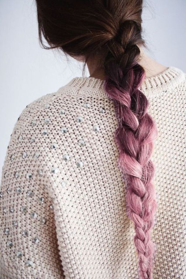 braided ombré 