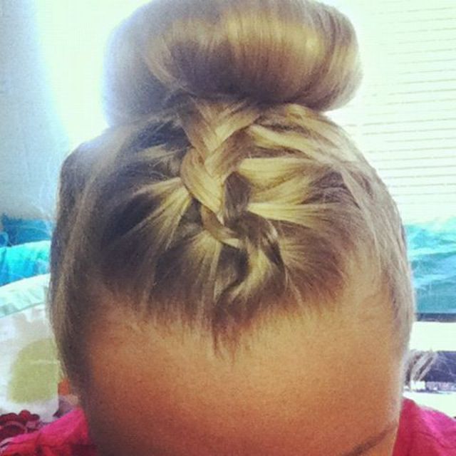 braided sockbun