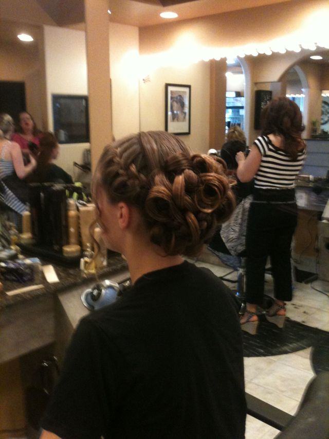 braided updo
